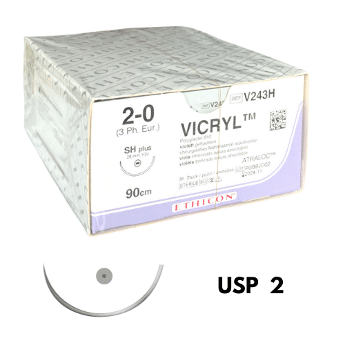 VICRYL Rundkörpernadel USP 2