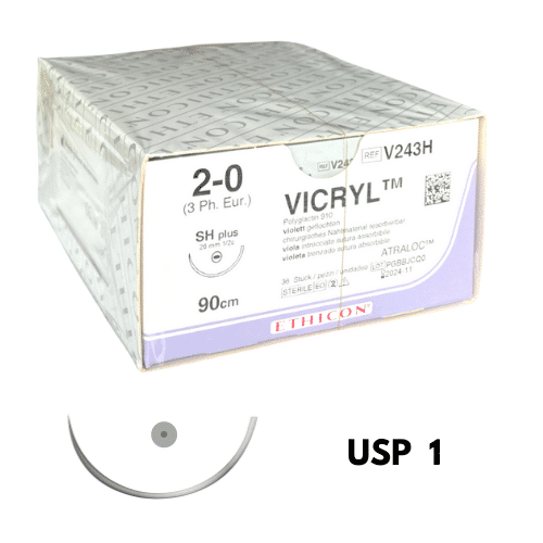 VICRYL Rundkörpernadel USP 1