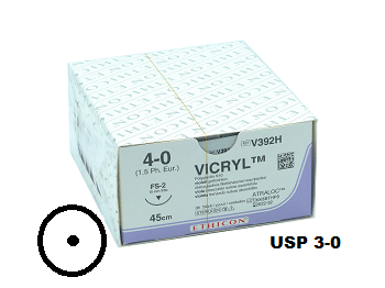Vicryl ™ Rundkörpernadel USP 3-0