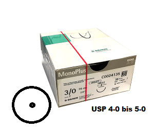 MONOPLUS ® Rundkörpernadel USP 4-0 bis 5-0