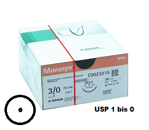 MONOSYN ® Rundkörpernadel USP 1 bis 0