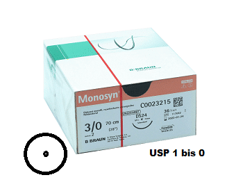 MONOSYN ® Rundkörpernadel USP 1 bis 0